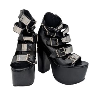KILLSTAR Platform Buckle Boots| Size 7 (Retired Style)